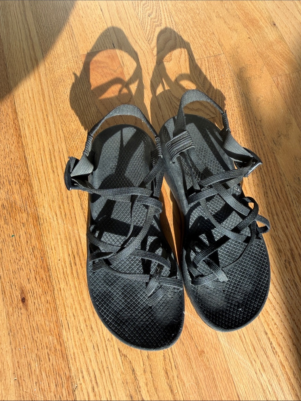 Chaco Black Multi-Strap Outdoor Sandals